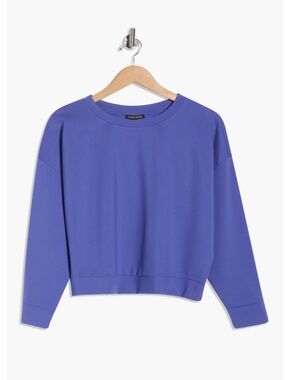 Eileen Fisher Round Neck Boxy Top Medium NWT